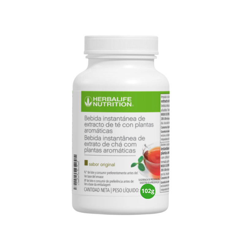 Bebida instantánea GRANDE 102 gr de extracto de té con plantas aromáticas - Sabor único- Original