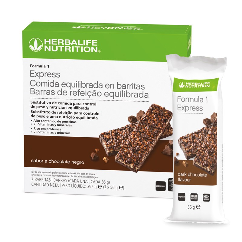 Barritas F1 Express - Paquete 7 unidades
